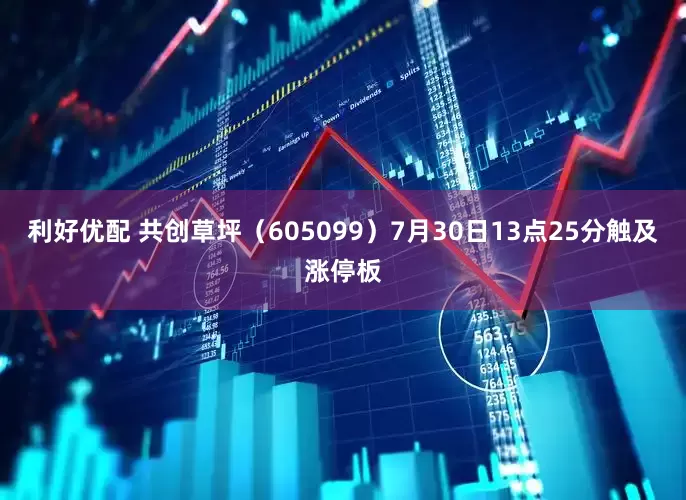 利好优配 共创草坪（605099）7月30日13点25分触及涨停板